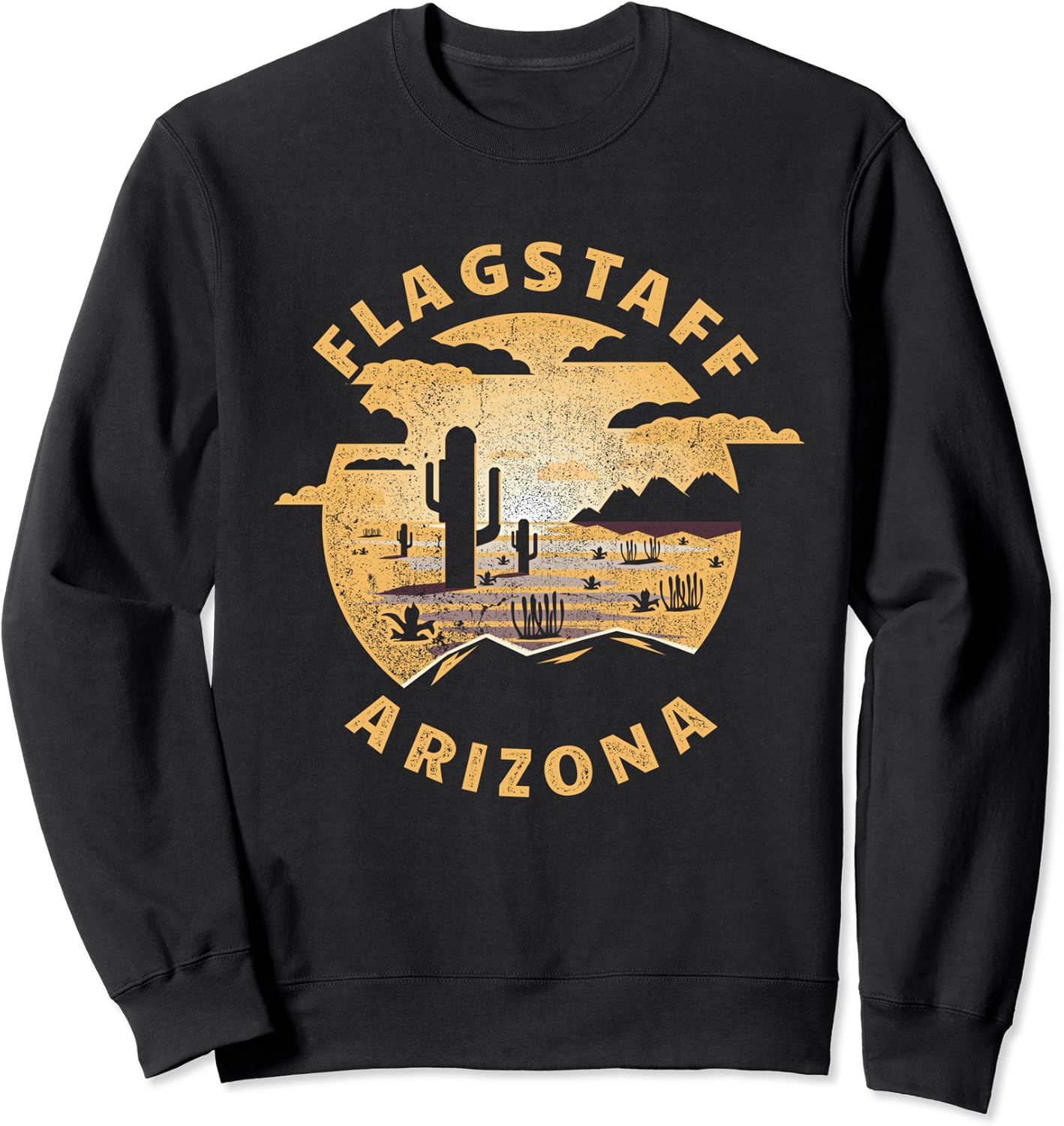 Flagstaff Arizona Desert Illustration Vintage Souvenir